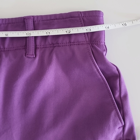 Under Armour Heat Gear Purple Shorts Sz 2 - Picture 9 of 10